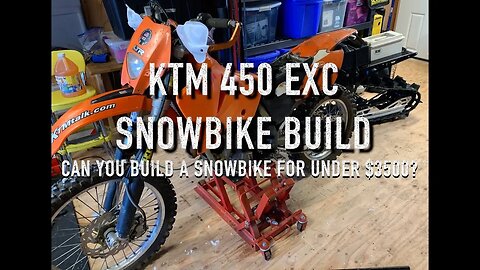 KTM 450 EXC Snowbike Build (Episode 1)