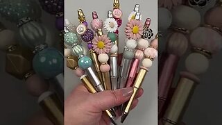 GORGEOUS BUBBLEGUM BEAD PEN TUTORIAL #shorts