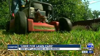 Touted the 'Uber of lawn care,' new app connects people with lawn care services