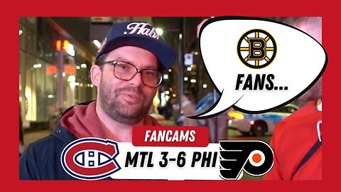 HABS FAN FROM BOSTON ! | MTL 3-6 PHI | FANCAM