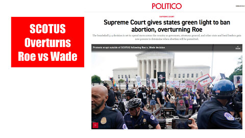 Breaking: US Supreme Court Overturns Roe Vs Wade