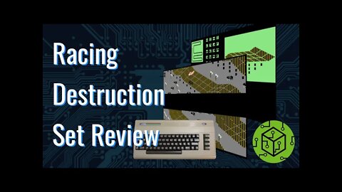 Racing Destruction Set, Electronic Arts | Commodore 64 Game Review