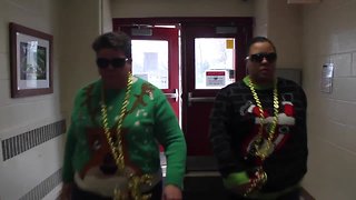 Madison Heights school principals surprise students with funny Winter Break send-off