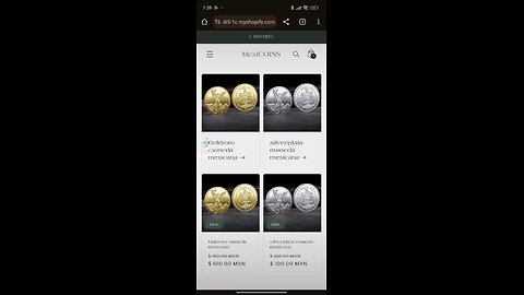 gold/oro silver/plata monedas