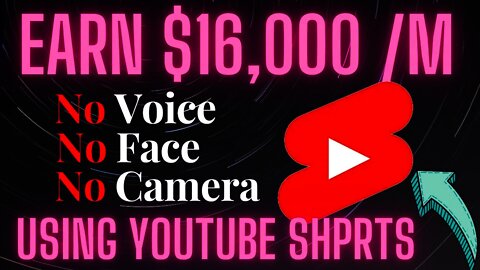 How To Make Money From Youtube Shorts | $16,000 /M | Youtube Shorts Monetization