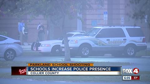 Deputies increase security at Collier schools the day after Parkland shooting