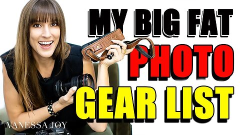 What's in my BIG Photography Bag?? | Full Wedding Photo Gear List with the Canon R5