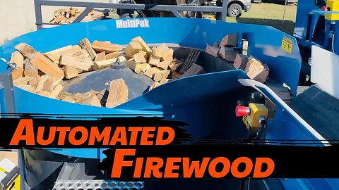 Automated Firewood Packaging System - Bundles Made Easy!