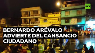 Bernardo Arévalo advierte del cansancio del pueblo por continuas protestas contra la Fiscalía