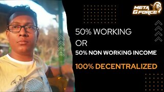 Meta G Force 100% decentralized non working income system