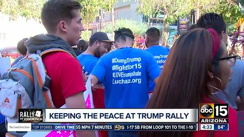 President Trump in Phoenix: Rally and protests planned