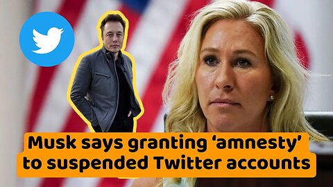 Musk says granting ‘amnesty’ to suspended Twitter accounts