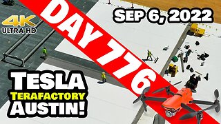 AMAZING PROGRESS ON CATHODE PLANT AT GIGA TEXAS! - Tesla Gigafactory Austin 4K Day 776 - 9/6/22