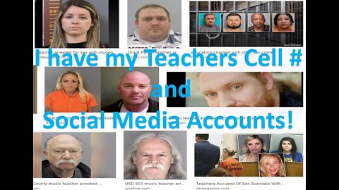 Kids having their Teacher's Cell# and Social Media Accounts. Danger!