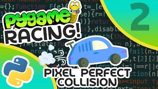 Pygame Car Racing Tutorial #2 - Pixel Perfect Collision