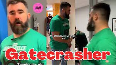 HILARIOUS Jason Kelce GATECRASHES meetings at Campbell's headquarters