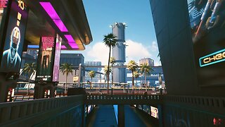 Cyberpunk 2077 Walk Durning Daytime Awesome C1olors 4K HDR RTX 4090 13700K 6000Mhz