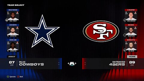 Game of the Year! / Cowboys @ 49ers {Full Game Simulation} #Madden24 #PlayNow #SundayNightFootball