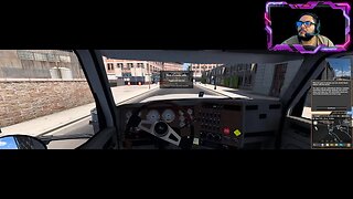 Playing American Truck Simulator