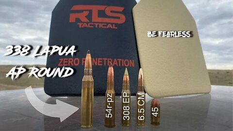 Can RTS Level 4 Body Armor Stop a 338 Lapua AP Round?
