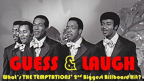 Guess THE TEMPTATIONS' 2nd Biggest Billboard Hit From This Funny Animation!