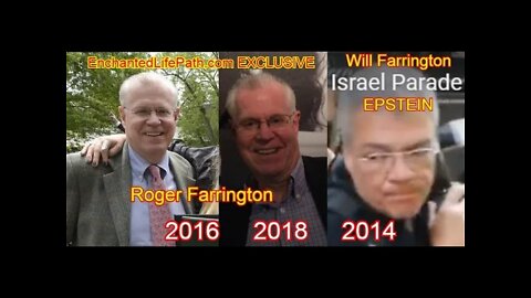 Jeffrey Epstein: Is William Farrington CIA Photographer Roger Farrington? Ghislaine Maxwell