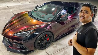 This is INCREDIBLE…the C8 Corvette new color is UNREAL