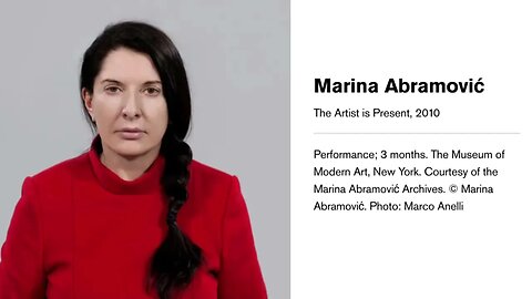 The Electricity of Marina Abramović