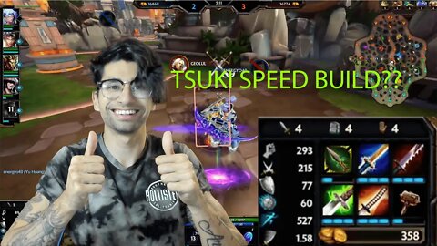 Speed Build On Tsuki Might Not Be The Best | Smite