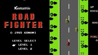 1984 Road Fighter (NES) Gameplay. Retro Games. Classic Games. | Piso games