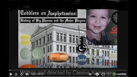 Toddlers on Amphetamine . History of Big Pharma and the Major Players