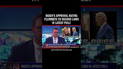 Biden's Approval Rating Plummets to Record Lows in Latest Poll!