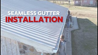 Expert Gutter Installation in Action | Mountain View, AR | American Gutter Masters