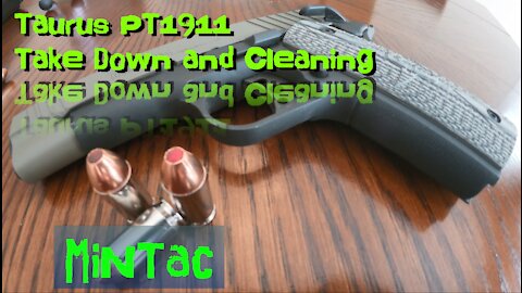 1911 Takedown and Cleaning Process