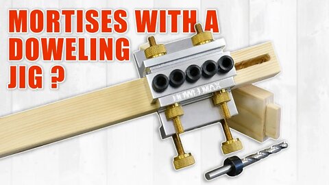 Make Accurate Mortise Joints with a Doweling Jig (Mortise and Tenon Joinery)