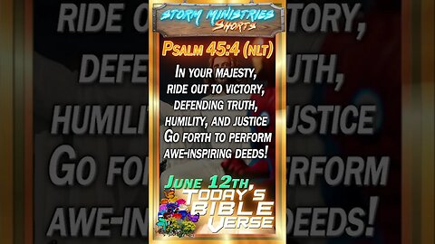 JUN 12, 2023 | With POWER, comes GREAT Responsibility - Truth, Humility, and Justice - Psalm 45:4