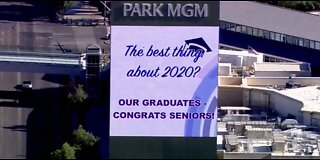 Vegas Strip hotels congratulate local graduates