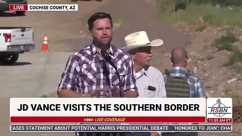 JD Vance Visits Southern Border, Calmly Blisters 'Border Czar' Kamala Harris