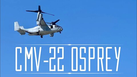 USMC MV-22 Osprey Tilt-Rotor Landing at Coronado