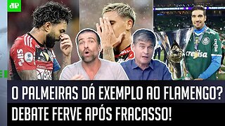 "EU NÃO TENHO MEDO DE FALAR! A DIFERENÇA do Flamengo pro Palmeiras é que..." DEBATE FERVE!