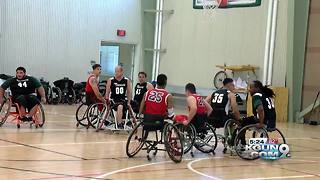 Veterans Weekend wheelchair basketball tournament