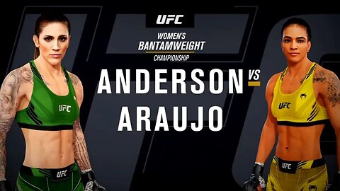 EA Sports UFC 4 Gameplay Viviane Araujo vs Megan Anderson