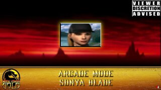 Mortal Kombat Gold: Arcade Mode - Sonya Blade