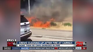 CarMax trying to reopen after destructive fire damaged 85 cars