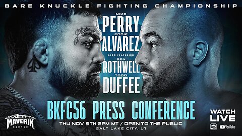 BKFC 56 UTAH PERRY vs ALVAREZ Press Conference | Live!