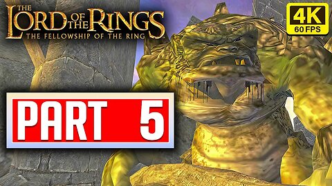THE LORD OF THE RINGS THE FELLOWSHIP OF THE RING Walkthrough PART 5 - Weathertop [4K 60FPS] (PS2/PC)