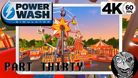 (PART 30) [Clean the Ferris Wheel] PowerWash Simulator 4k60