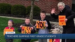 Acts of Kindess: Teachers missing their students throw surprise parade