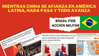 1) CHINA SE QUEDA CON AMÉRICA LATINA 2)LOS MAPUCHES Y LA RAM 3) BRASIL EN LA CALLE