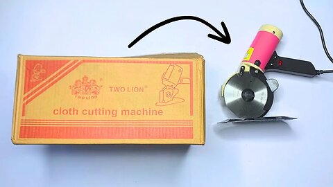Unboxing a cloth cutting machine